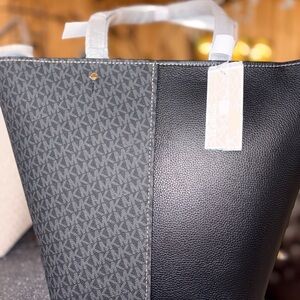 Michael Kors Black and Gray Tote Bag brand new with tags